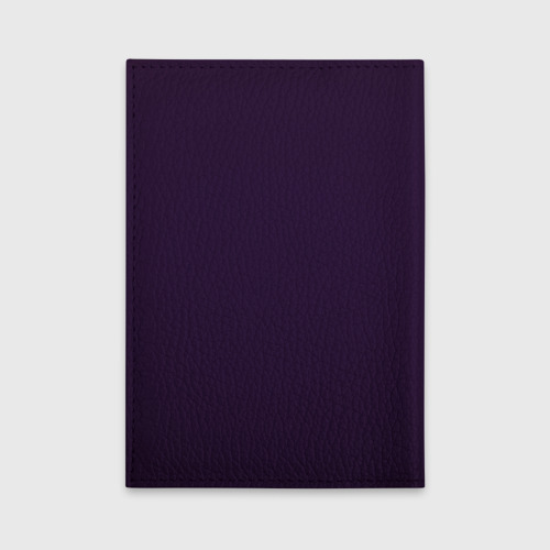 Обложка для автодокументов Фиолетовый пушистый котик, цвет фиолетовый - фото 2