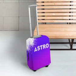 Чехол для чемодана 3D Astro neon background - фото 2