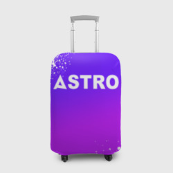 Чехол для чемодана 3D Astro neon background