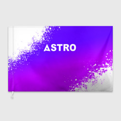Флаг 3D Astro neon background