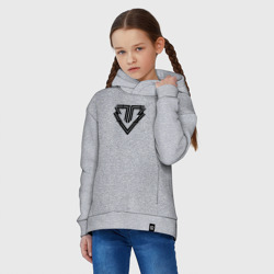 Детское худи Oversize хлопок Big bang black emblem - фото 2