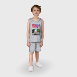 Детская пижама с шортами хлопок Momo - Юные моряки - фото 2