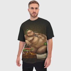 Мужская футболка oversize 3D Пудж - Дота 2 - фото 2