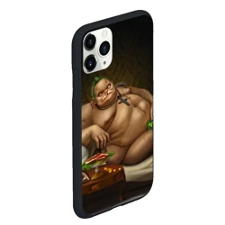 Чехол для iPhone 11 Pro Max матовый Пудж позирует - мем Дота 2 - фото 2