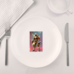 Набор: тарелка + кружка Персонаж будущей видеоигры - нейросеть - фото 2