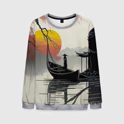 Мужской свитшот 3D Красота Японии