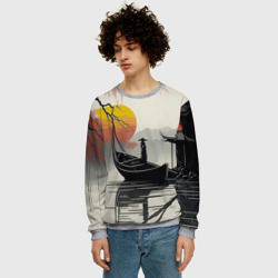 Мужской свитшот 3D Красота Японии - фото 2