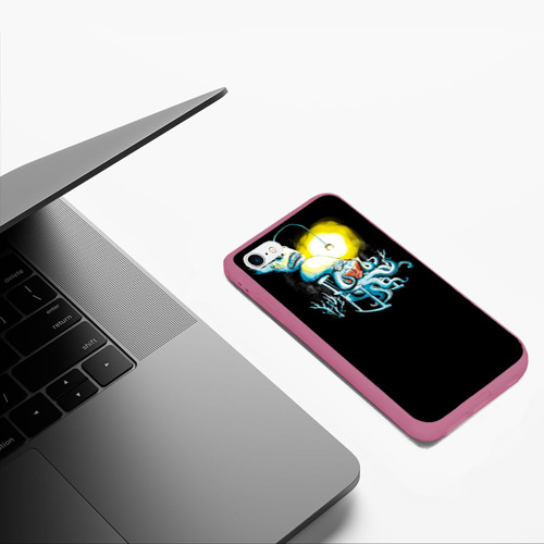 Чехол для iPhone 6/6S матовый с принтом Осьминог за чтением, фото #5