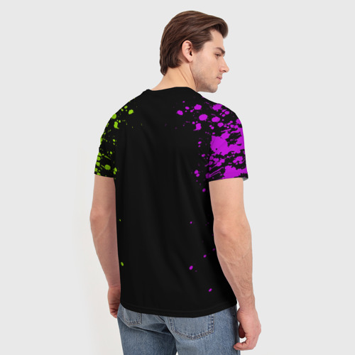 Мужская футболка 3D Черничный монстр, цвет 3D печать - фото 4