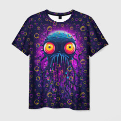Мужская футболка 3D Sea monster