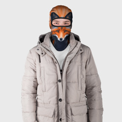 Балаклава 3D Нарисованная огненная лиса - фото 2