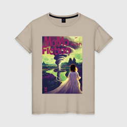 Женская футболка хлопок Momo - Девушка-Ураган
