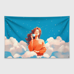 Флаг-баннер Наслаждение небо