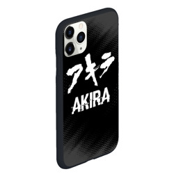 Чехол для iPhone 11 Pro Max матовый Akira glitch на темном фоне - фото 2