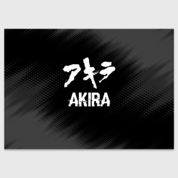 Поздравительная открытка Akira glitch на темном фоне