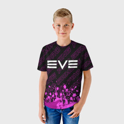 Детская футболка 3D EVE pro gaming: символ сверху - фото 2