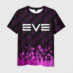 Мужская футболка 3D EVE pro gaming: символ сверху