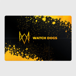 Магнитный плакат 3Х2 Watch Dogs - gold gradient: надпись и символ