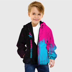Детская куртка 3D Death Stranding - neon gradient: по-вертикали - фото 2