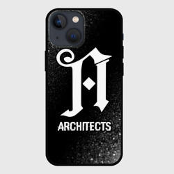 Чехол для iPhone 13 mini Architects glitch на темном фоне