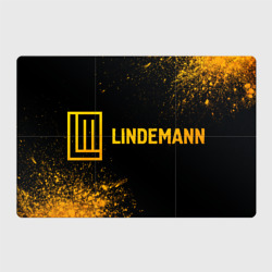 Магнитный плакат 3Х2 Lindemann - gold gradient: надпись и символ