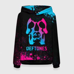 Женская толстовка 3D Deftones - neon gradient