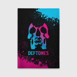 Обложка для автодокументов Deftones - neon gradient