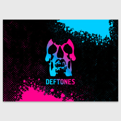 Поздравительная открытка Deftones - neon gradient