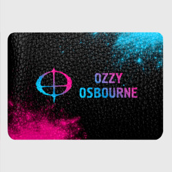 Картхолдер с принтом Ozzy Osbourne - neon gradient: надпись и символ - фото 2