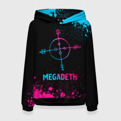 Женская толстовка 3D Megadeth - neon gradient