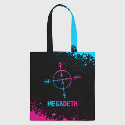 Шоппер 3D Megadeth - neon gradient