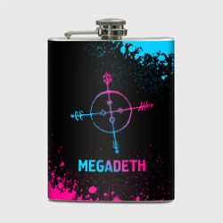 Фляга Megadeth - neon gradient