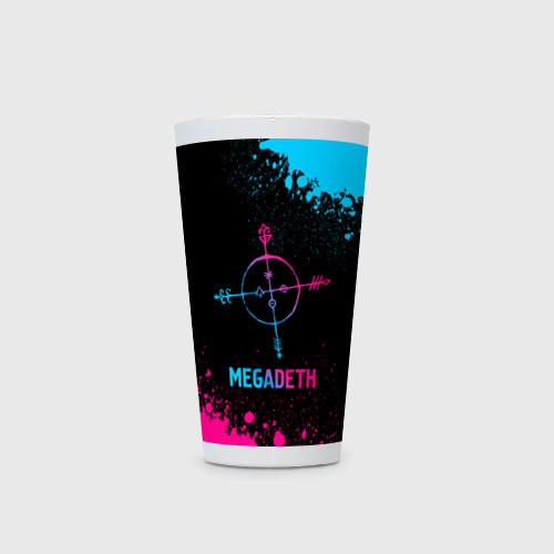 Кружка Латте Megadeth - neon gradient - фото 2