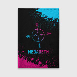 Обложка для автодокументов Megadeth - neon gradient