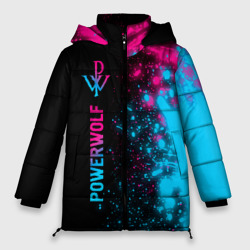 Женская зимняя куртка Oversize Powerwolf - neon gradient: по-вертикали