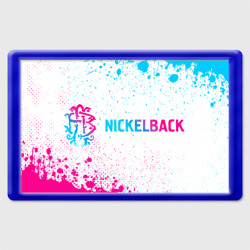 Магнит 45*70 Nickelback neon gradient style: надпись и символ