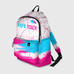 Рюкзак 3D Papa Roach neon gradient style: символ сверху