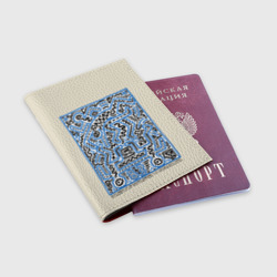 Обложка для паспорта матовая кожа Кейт Харинг - 1983 - фото 2