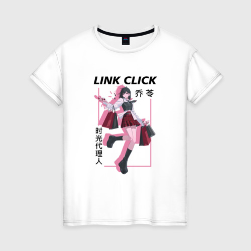 Женская футболка хлопок с принтом Лин Цяо - Агенты времени, вид спереди #2