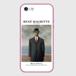 Чехол для iPhone 5/5S матовый Рене Магритт - Сын человеческий