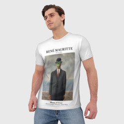 Мужская футболка 3D Рене Магритт - Сын человеческий - фото 2