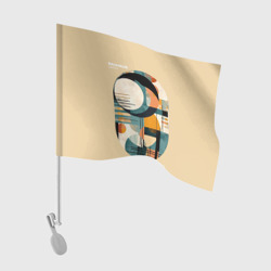 Флаг для автомобиля Баухаус - Мысли ацтека