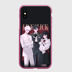 Чехол для iPhone XS Max матовый Агенты времени - персонажи