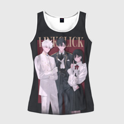 Женская майка 3D Агенты времени - персонажи