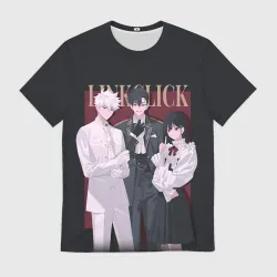 Мужская футболка 3D Агенты времени - персонажи