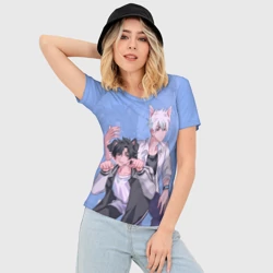 Женская футболка 3D Slim Агенты времени - фото 2