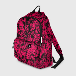 Рюкзак 3D Ярко-розовый пятнистый