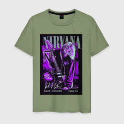 Мужская футболка хлопок Nirvana band