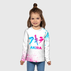 Детский лонгслив 3D Akira neon gradient style - фото 2