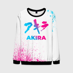 Мужской свитшот 3D Akira neon gradient style